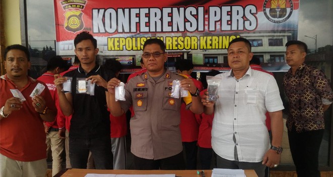 7 Orang Remaja Diamankan saat diamankan.