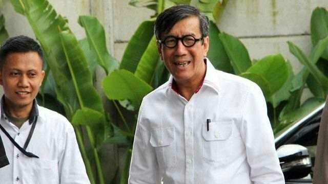 Menteri Hukum dan HAM (Menkumham), Yasonna Hamonangan Laoly.