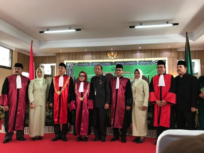 Andi hendrawan, SH. MH dilantik Jadi Ketua PN Kuala Tungkal.