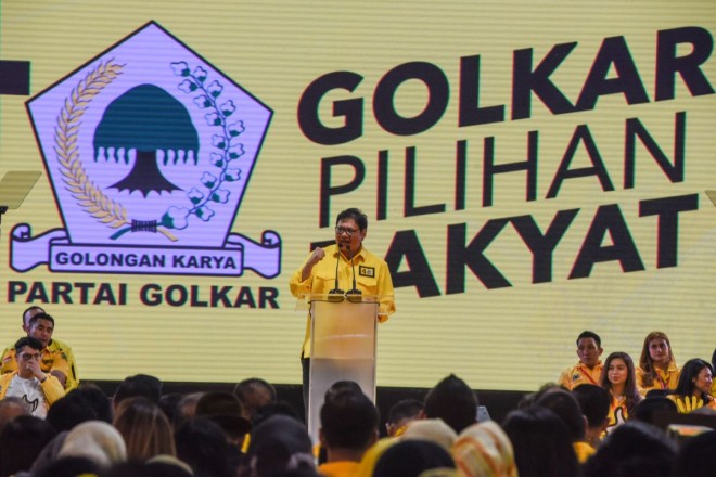 Ketua Umum Partai Golkar, Airlangga Hartarto. 