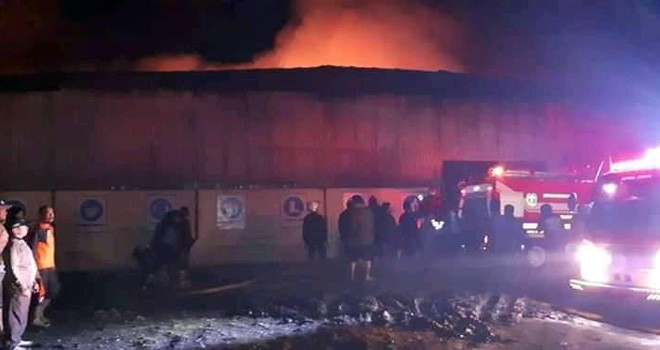 Gudang Umum PTPN Kayu Aro Terbakar. Foto :Gusnadi / Jambiupdate