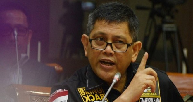 Anggota Dewan Pakar Partai NasDem Taufiqulhadi. Foto : Humas DPR