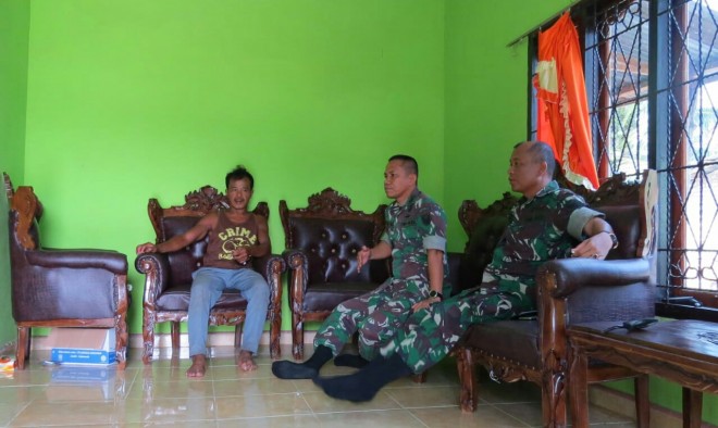 Kasdim 0415/Batanghari meninjau lokasi upacara pembukaan TMMD ke 105 TA. 2019 Kodim 0415/Batanghari.