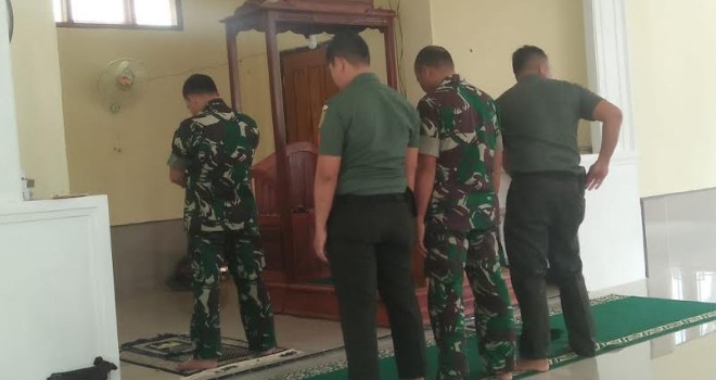 Usai Sholat Dzuhur, Dandim 0415/Batanghari Tinjau Sejumlah Lokasi Sasaran Pembangunan TMMD Ke-105.