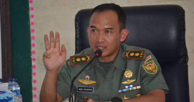 Dandim 0415/Batanghari Letkol Inf Widi Rahman. Foto : Ist