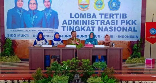 Tanjabtim Wakili Jambi Lomba Tertib Administrasi PKK tingkat Nasional.