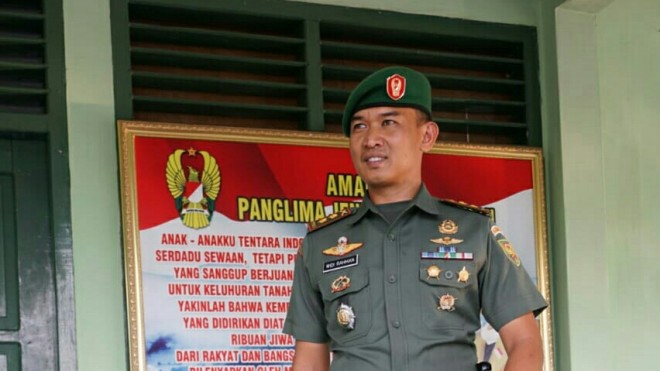 Dandim Widi Rahman. 
