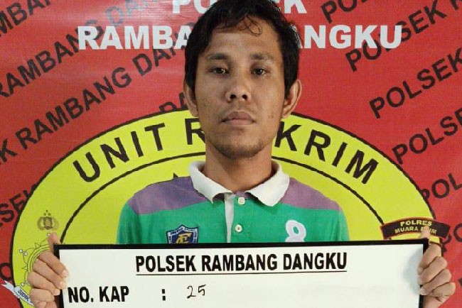 Tersangka Puja Gilang. Foto : sih