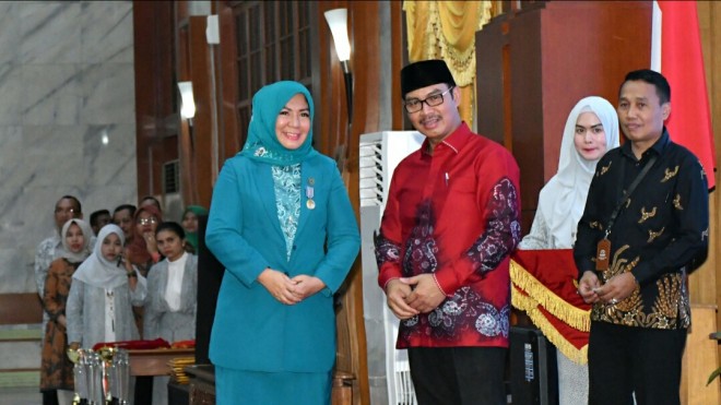 Yuninta Asmara,SH Ketua Tim Penggerak (TP) PKK Kabupaten Batanghari. 