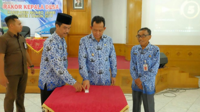 Rapat Koordinasi Kepala Desa Semester I Tahun Anggaran 2019.  