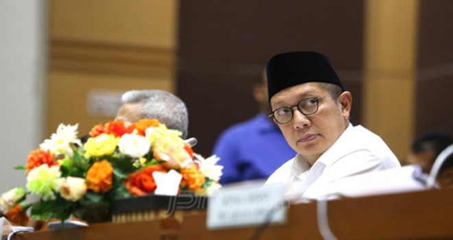 Menteri Agama Lukman Hakim Saifuddin. Foto : Ricardo / JPNN