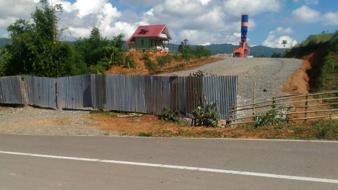 Lokasi Batching Plant yang ada di Bukit Tengah. 