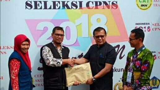 Kepala BKPSDMD Kerinci saat Pelaksanaan Tes Cons 2018. 