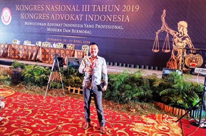 Ketua Tim Pemenangan 45 Bidang Hukum & Advokasi, Hasri Jack SH.
