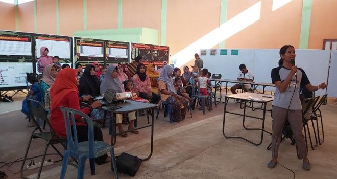 Program Non Fisik TMMD, Dinkes Batanghari Berikan Penyuluhan Kesehatan kepada Masyarakat.