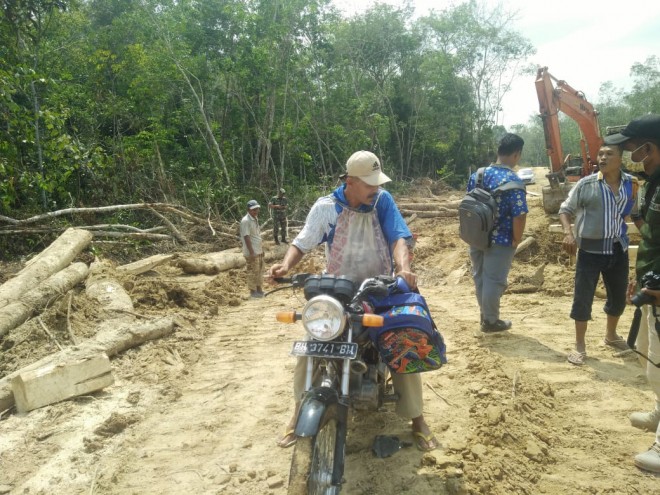 Warga Ladang Peris Sudah Bisa Nikmati Akses Jalan Baru.