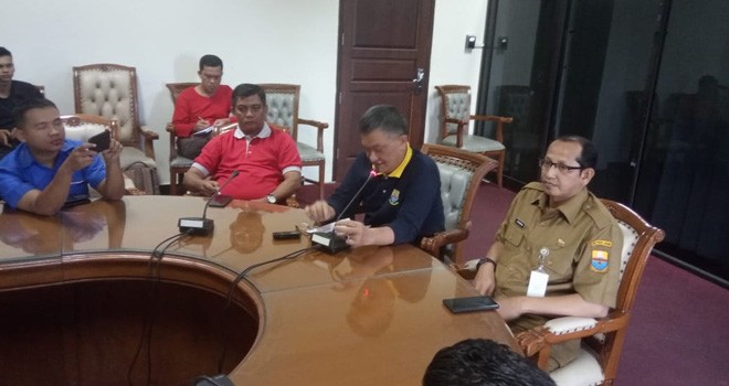 Pemprov Jambi Melakukan Konferensi Pers Terkait Perpanjangan Waktu Cawagub Jambi.