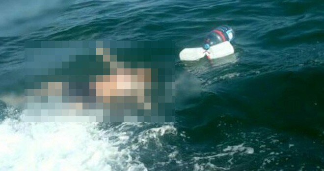 Heboh penemuan mayat seorang lelaki mengapung di atas air sekitar laut ambang luar.