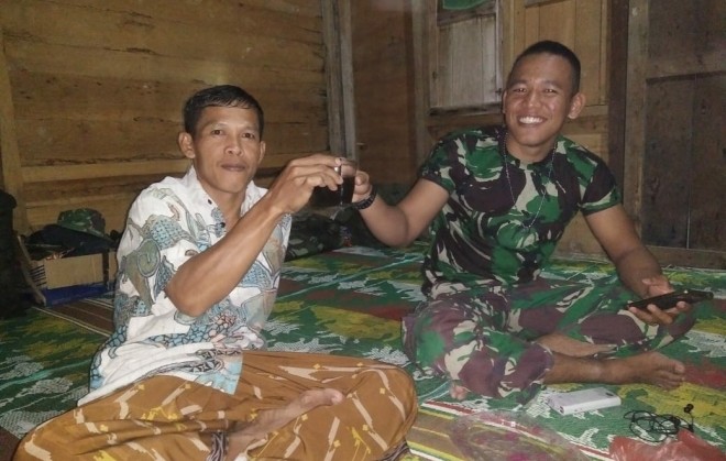 Keakraban Satgas dengan Orang Tua Asuh Kian Terjalin.