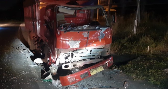 Pengendara Motor Tewas Dilindas Truk Batu Bara di Kota Jambi.