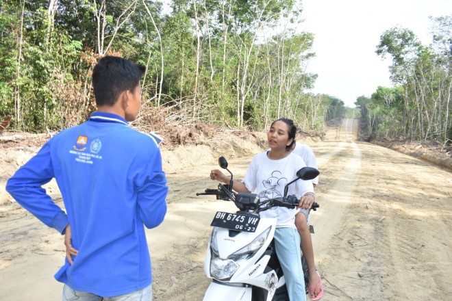 Warga Ladang Peris Mengaku Sangat Terbantu dengan Adanya Kegiatan TMMD.