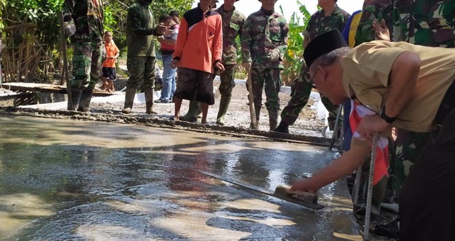 Bangga Dengan TMMD, Bupati Ikut 