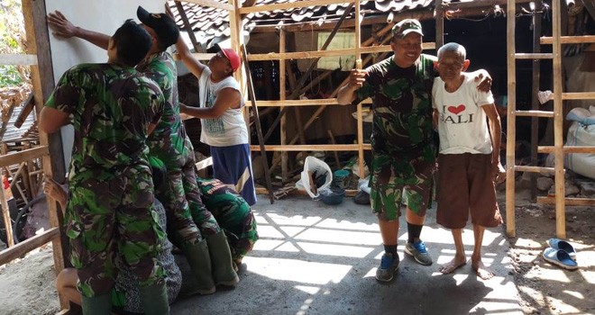 Rumah Dibangun Pak Tentara, Saya Bakal Bisa Tidur Nyenyak.