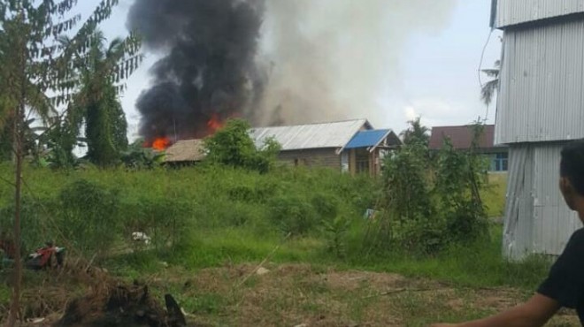 Kebakaran di Menteng.