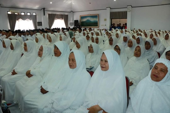 Calon Jamaah Haji asal Kerinci siap diberangkatkan.