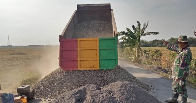 Benda Saja Bantu Sukseskan TMMD, Kami Warga Harus Lebih Berperan.