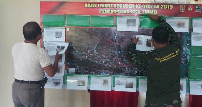 Petugas Kotis Selalu Laporkan Progres TMMD.