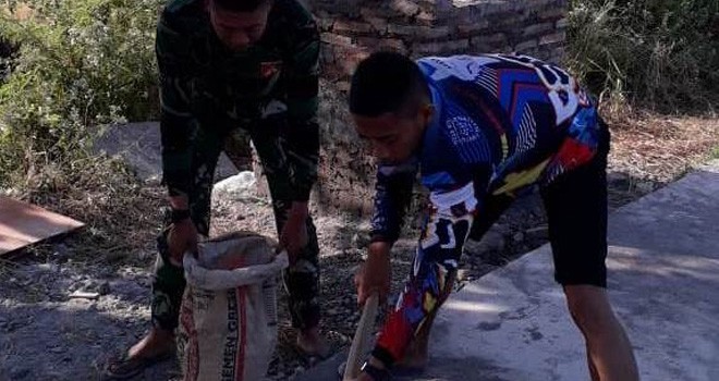 Tugu Prasasti TMMD Terus 