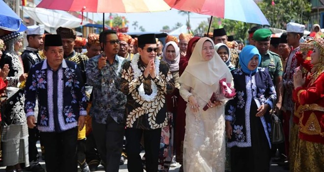 Wako AJB Hadiri Kenduri Sko Desa Pendung Hiang.