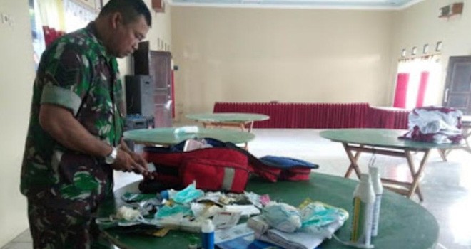 Stanby di Lokasi TMMD Untuk Layani Kesehatan.