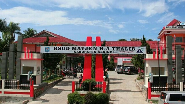 Rumah Sakit Umum (RSUD) MHAT Kerinci.