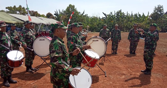 Tim Korsik Kodim 0716/Demak Siap iringi upacara penutupan TMMD.