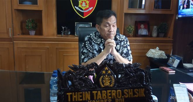 Dirkrimsus Polda Jambi Kombes Pol Thein Thabero.