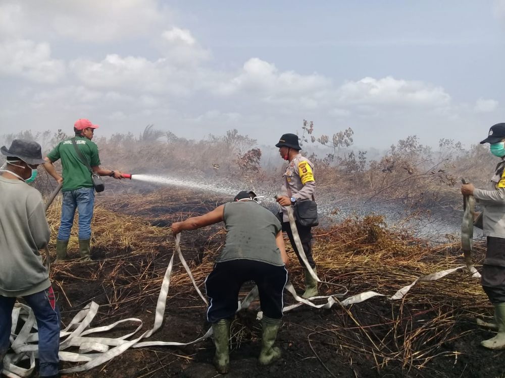 Hotspot ada Tiga titik Api yang terdeteksi. 