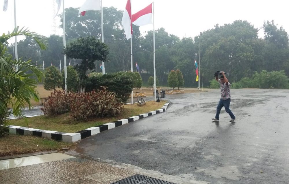 Tanjung Jabung Timur (Tanjabtim)  diguyur hujan, (27/8)