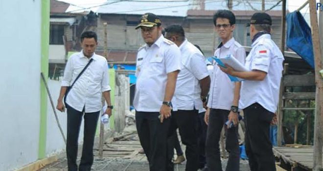Wabup Robby Monev Proyek Pembangunan di Mendahara dan Geragai.