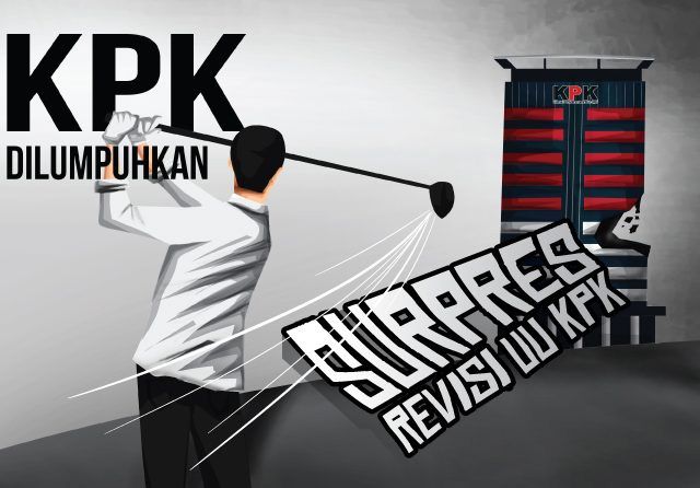 ILUSTRASI. Presiden Jokowi telah mengeluarkan supres tentang revisi UU KPK.
