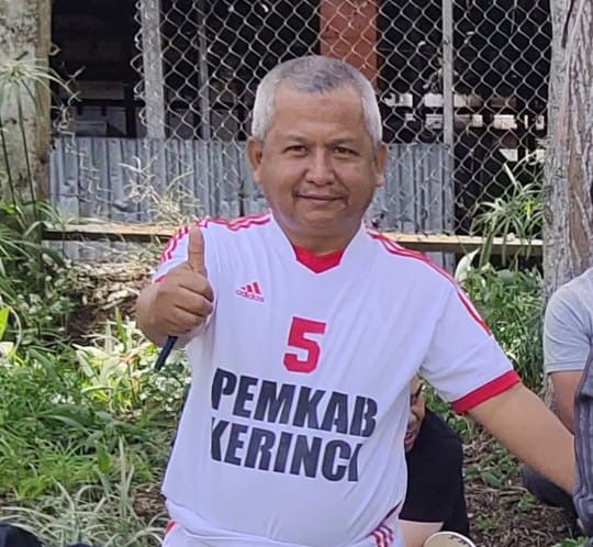 Sekretaris Dinas Pertanian Kabupaten Kerinci, Sabrun, semasa hidup.