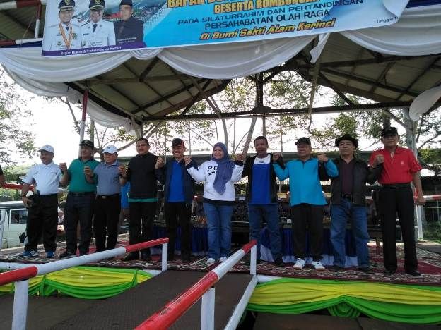 Para bupati yang menggelar pertemuan di Kerinci. 