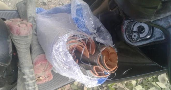 Barang bukti Kulit Manis yang di curi tersangka di Lembah Masurai.