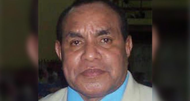 Eks Gubernur Papua Barat Abraham Octavianus Ataruri.

