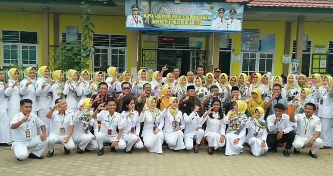 Bupati Romi Dampingi Kunker Gubernur Jambi ke Tanjabtim.