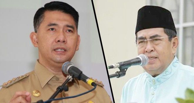 Walikota Jambi Sy Fasha dan Walikota Sungai Penuh Asafri Jaya Bakri (AJB).