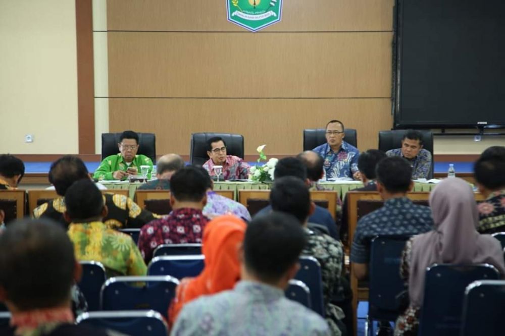 Gelar Rapat Evaluasi Realisasi APBD 2019.