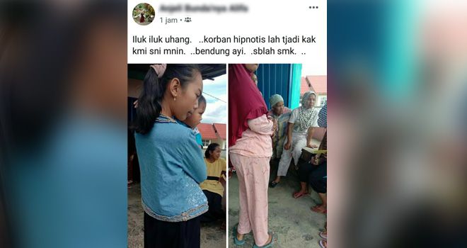 Warga Kerinci menjadi Korban Hipnotis.