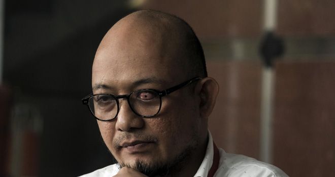 Novel Baswedan Penyidik KPK. 